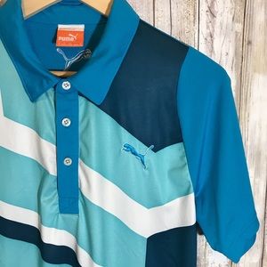 Puma Mens USP Dry Golf Polo Shirt Sz Small
